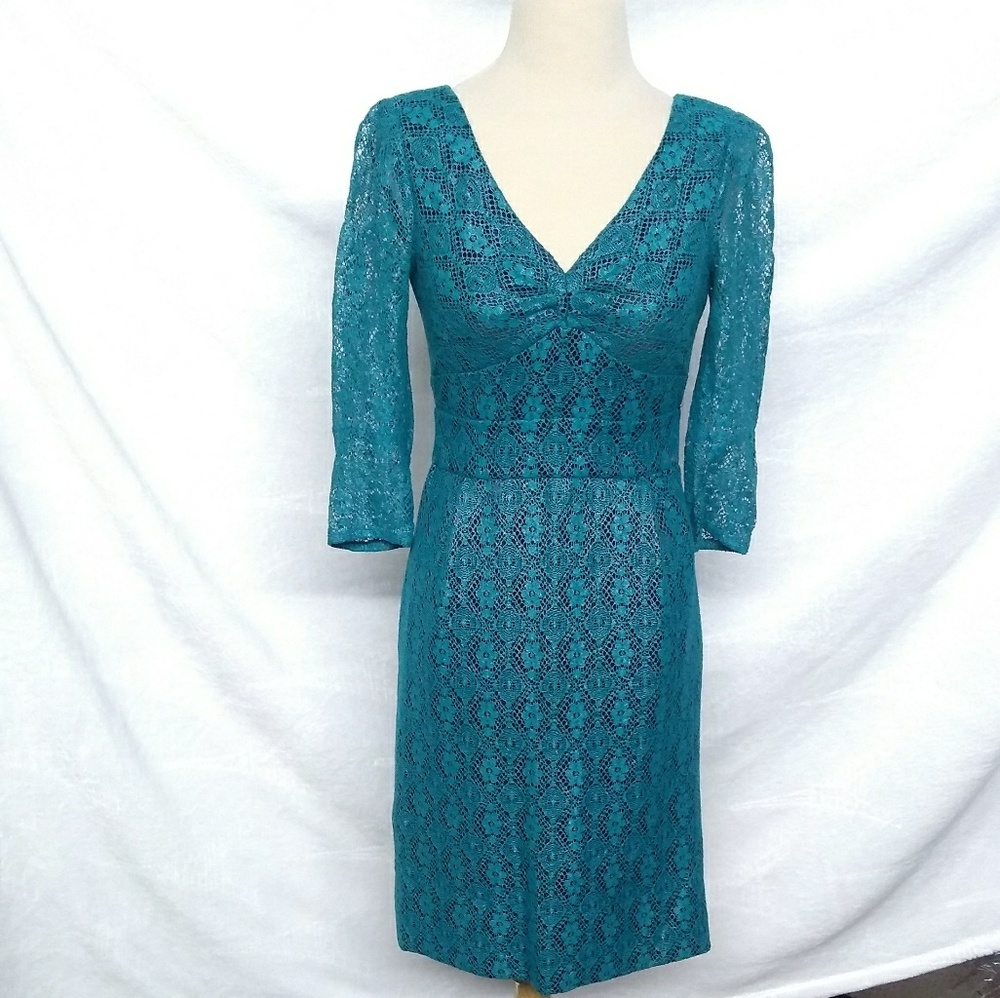 Marc By Marc Jacob's Green Cotton Blend Dress.